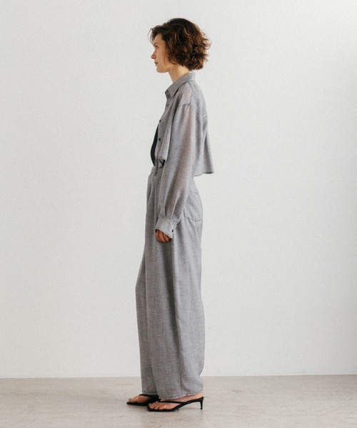 CREDONA(クレドナ)の「SHEER PANTS/シアーパンツ(その他パンツ・レディース・グレー/ベージュ・1/0)」の17枚目の写真