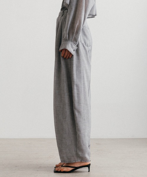 CREDONA(クレドナ)の「SHEER PANTS/シアーパンツ(その他パンツ・レディース・グレー/ベージュ・1/0)」の20枚目の写真