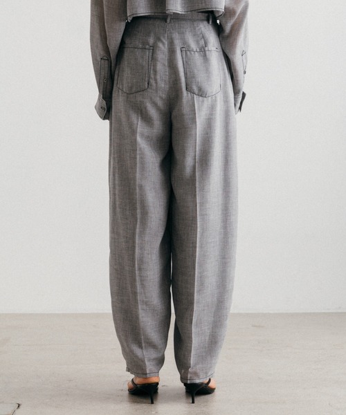 CREDONA(クレドナ)の「SHEER PANTS/シアーパンツ(その他パンツ・レディース・グレー/ベージュ・1/0)」の21枚目の写真