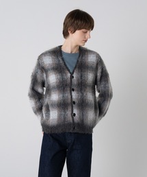 PENDLETON（ペンドルトン）の「モヘア混シャギーチェックカーディガン（カーディガン/ボレロ）」