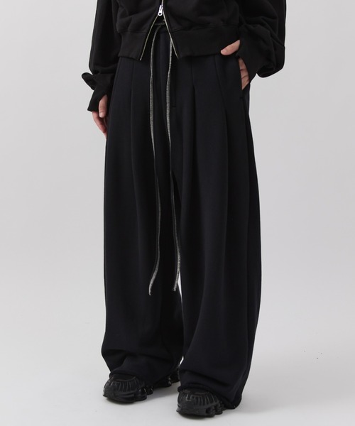 SHINYAKOZUKA（シンヤコヅカ）の「【SHINYA KOZUKA for Lui's】home baggy（スウェットパンツ・メンズ・チャコールグレー/ブラック・SMALL/MEDIUM）」の6枚目の写真