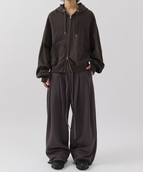 SHINYAKOZUKA（シンヤコヅカ）の「【SHINYA KOZUKA for Lui's】home baggy（スウェットパンツ・メンズ・チャコールグレー/ブラック・SMALL/MEDIUM）」の17枚目の写真