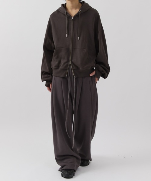 SHINYAKOZUKA（シンヤコヅカ）の「【SHINYA KOZUKA for Lui's】home baggy（スウェットパンツ・メンズ・チャコールグレー/ブラック・SMALL/MEDIUM）」の18枚目の写真