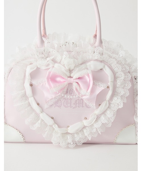 AVENCHUMU(アバンチュウム)の「Love heart's cake boston bag(ボストンバッグ・レディース・ピンク/ブラック・FREE)」の13枚目の写真