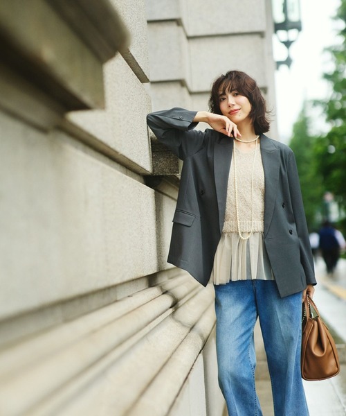 Elura(エルーラ)の「【cache cache(カシュカシュ)】ミニショルダー付 2wayトートバッグ/869769(トートバッグ・レディース・ブラウン/オフホワイト/ブラック・FREE)」の4枚目の写真