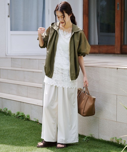 Elura(エルーラ)の「【cache cache(カシュカシュ)】ミニショルダー付 2wayトートバッグ/869769(トートバッグ・レディース・ブラウン/オフホワイト/ブラック・FREE)」の7枚目の写真