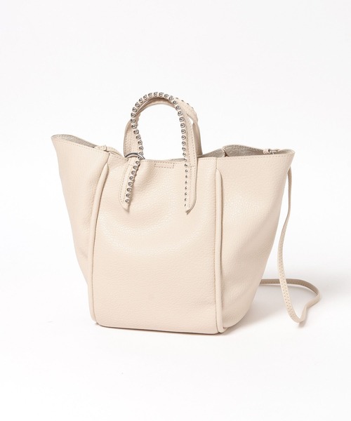 Elura(エルーラ)の「【cache cache(カシュカシュ)】ミニショルダー付 2wayトートバッグ/869769(トートバッグ・レディース・ブラウン/オフホワイト/ブラック・FREE)」の9枚目の写真