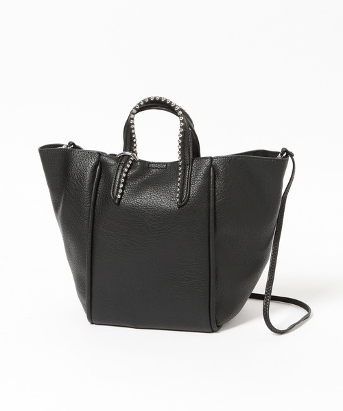 Elura(エルーラ)の「【cache cache(カシュカシュ)】ミニショルダー付 2wayトートバッグ/869769(トートバッグ・レディース・ブラウン/オフホワイト/ブラック・FREE)」の10枚目の写真