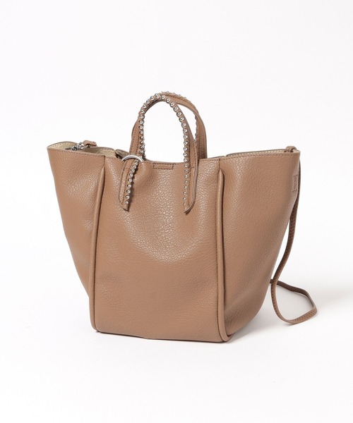Elura(エルーラ)の「【cache cache(カシュカシュ)】ミニショルダー付 2wayトートバッグ/869769(トートバッグ・レディース・ブラウン/オフホワイト/ブラック・FREE)」の11枚目の写真