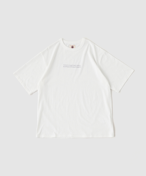 B.C STOCK（ベーセーストック）の「CRロゴプリントtee（Tシャツ/カットソー・メンズ・ブラウン/ネイビー/ブラック/ホワイト・MEDIUM/LARGE）」の2枚目の写真