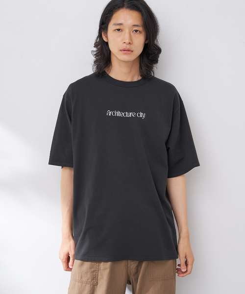 B.C STOCK（ベーセーストック）の「CRロゴプリントtee（Tシャツ/カットソー・メンズ・ブラウン/ネイビー/ブラック/ホワイト・MEDIUM/LARGE）」の13枚目の写真