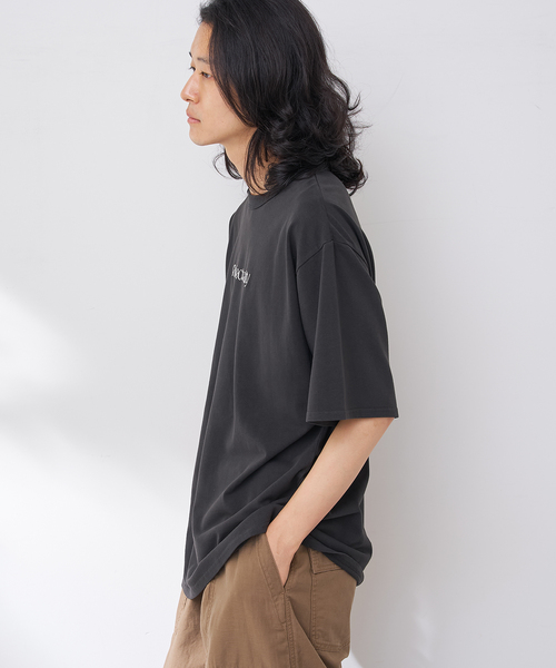 B.C STOCK（ベーセーストック）の「CRロゴプリントtee（Tシャツ/カットソー・メンズ・ブラウン/ネイビー/ブラック/ホワイト・MEDIUM/LARGE）」の14枚目の写真
