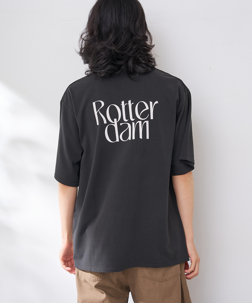 B.C STOCK（ベーセーストック）の「CRロゴプリントtee（Tシャツ/カットソー・メンズ・ブラウン/ネイビー/ブラック/ホワイト・MEDIUM/LARGE）」の15枚目の写真
