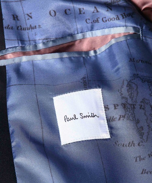 Paul Smith（ポールスミス）の「ソリッド ウールストレッチ トラベルジャケット / 553150 TVJK03（テーラードジャケット・メンズ・ネイビー/ブラック・L2/X-LARGE/LARGE/MEDIUM/SMALL）」の14枚目の写真