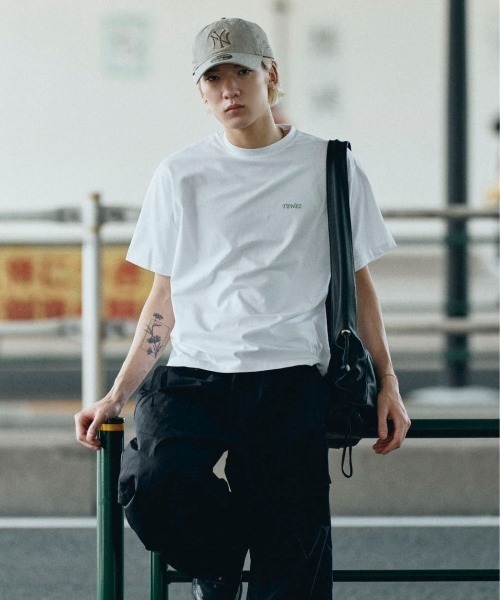 TENEZ(テネス)の「Premium Cotton Stretch Tee ”TNZ”(Tシャツ/カットソー・メンズ・ブラック/ホワイト・MEDIUM/X-LARGE/LARGE/XX-LARGE/SMALL)」の11枚目の写真
