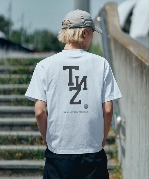 TENEZ(テネス)の「Premium Cotton Stretch Tee ”TNZ”(Tシャツ/カットソー・メンズ・ブラック/ホワイト・MEDIUM/X-LARGE/LARGE/XX-LARGE/SMALL)」の4枚目の写真
