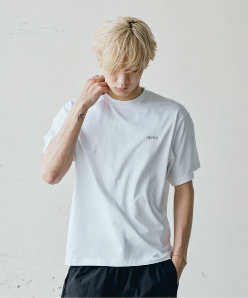 TENEZ(テネス)の「Premium Cotton Stretch Tee ”TNZ”(Tシャツ/カットソー・メンズ・ブラック/ホワイト・MEDIUM/X-LARGE/LARGE/XX-LARGE/SMALL)」の10枚目の写真