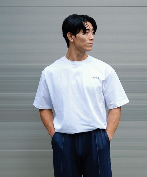 TENEZ(テネス)の「Premium Cotton Stretch Tee ”TNZ”(Tシャツ/カットソー・メンズ・ブラック/ホワイト・MEDIUM/X-LARGE/LARGE/XX-LARGE/SMALL)」の8枚目の写真