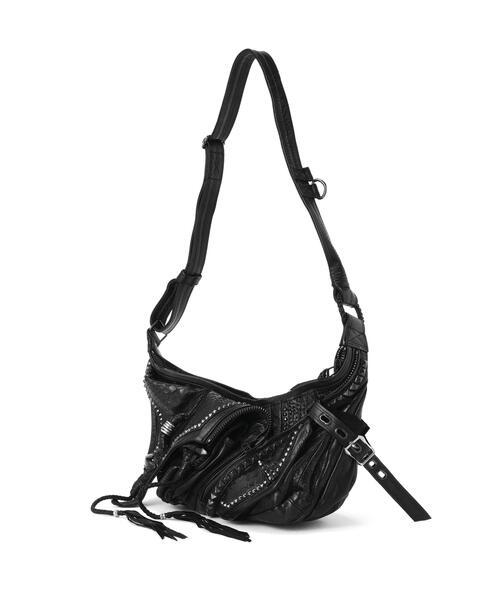 KMRii（ケムリ）の「KMRii/ケムリ/KB-Shoulder Black Diamond 02（ショルダーバッグ・メンズ・ブラック・F）」の2枚目の写真