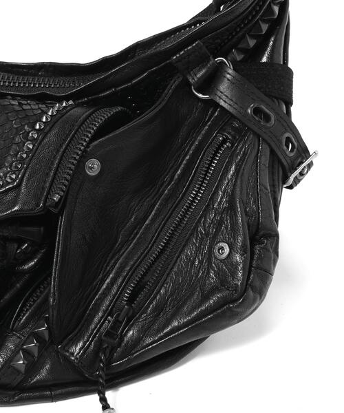 KMRii（ケムリ）の「KMRii/ケムリ/KB-Shoulder Black Diamond 02（ショルダーバッグ・メンズ・ブラック・F）」の15枚目の写真