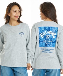 BILLABONG ウィメンズ SQUARE LOGO BOY FIT LS TEE ロンT 【2026年秋冬モデル】/ビラボンバックプリント長袖ロンT