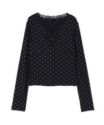 FREE'S MART | レース付きフロントデザインカットソー(Tシャツ/カットソー)