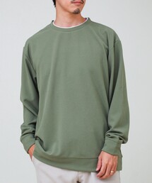 【1枚で完結】カルゼジョーゼットフェイクレイヤーロングスリーブT ロンT
