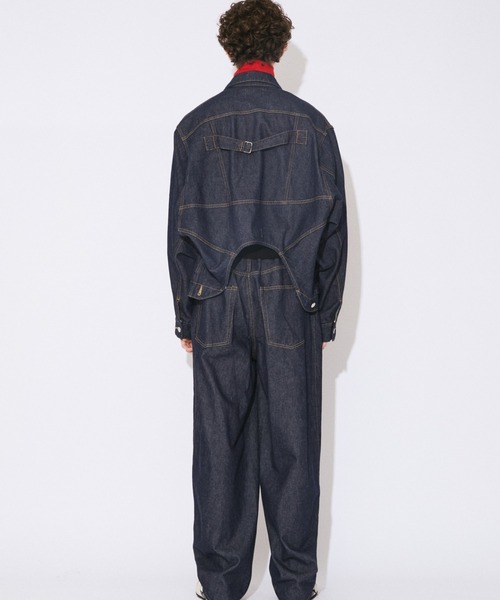 beautiful people（ビューティフルピープル）の「double-end selvedge denim blouson re-wash（デニムジャケット・レディース・インディゴブルー/ブラック・38）」の22枚目の写真