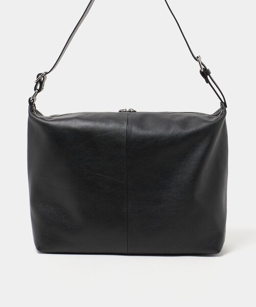 A DAY IN THE LIFE UNITED ARROWS(アデイインザライフユナイテッドアローズ)の「シュリンクレザー ショルダーバッグ<A DAY IN THE LIFE>(ショルダーバッグ・メンズ・ブラック・FREE)」の4枚目の写真