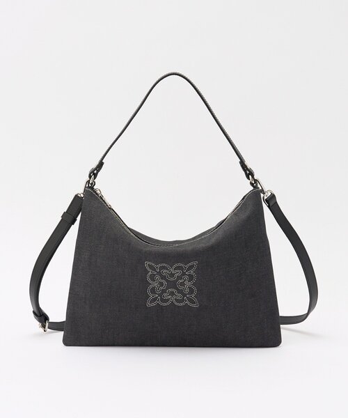 russet(ラシット)の「《WEB限定》デニム2WAYショルダーバッグ(ショルダーバッグ・レディース・ブラック/インディゴブルー・FREE)」の11枚目の写真