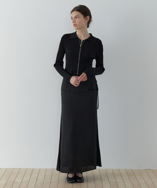 RE_L（リエル）の「マーメイドフラップスカート（ブラック）（スカート・レディース・その他・SMALL/MEDIUM）」の3枚目の写真