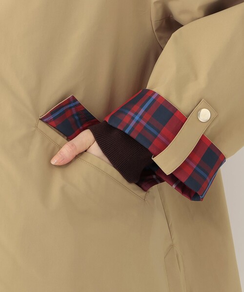 Afternoon Tea(アフタヌーンティー)の「【洗える】ステンカラーコート/Afternoon Tea Original Tartans(その他アウター・レディース・ベージュ/ブラック・MEDIUM)」の6枚目の写真