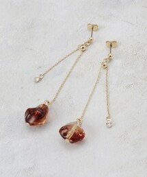 スライド式アクリルピアス