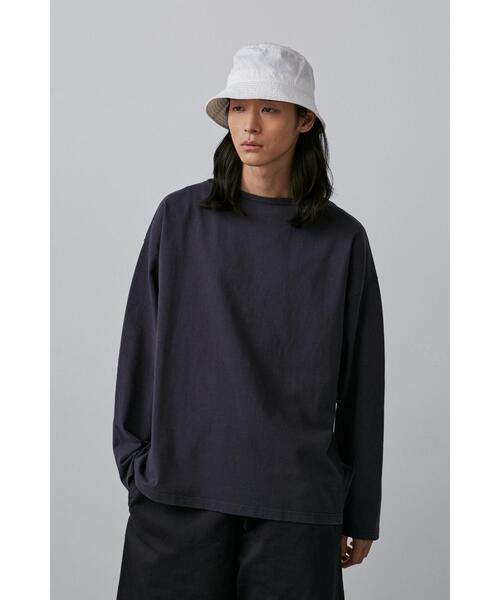 Y(ワイ)の「Y / ORGANIC COTTON JERSEY BOAT NECK P/O(Tシャツ/カットソー・メンズ・ホワイト/ネイビー・SMALL/MEDIUM)」の2枚目の写真