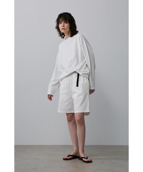 Y(ワイ)の「Y / ORGANIC COTTON JERSEY BOAT NECK P/O(Tシャツ/カットソー・メンズ・ホワイト/ネイビー・SMALL/MEDIUM)」の22枚目の写真