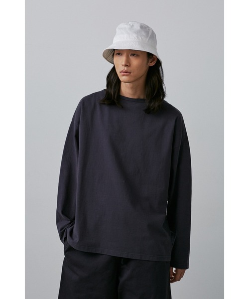 Y(ワイ)の「Y / ORGANIC COTTON JERSEY BOAT NECK P/O(Tシャツ/カットソー・メンズ・ホワイト/ネイビー・SMALL/MEDIUM)」の15枚目の写真