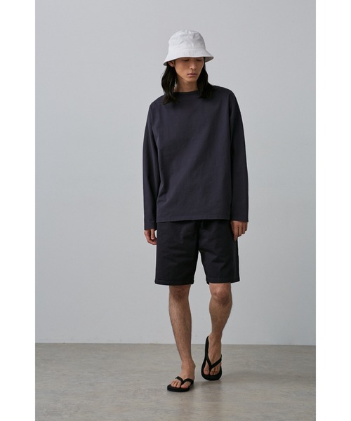 Y(ワイ)の「Y / ORGANIC COTTON JERSEY BOAT NECK P/O(Tシャツ/カットソー・メンズ・ホワイト/ネイビー・SMALL/MEDIUM)」の16枚目の写真