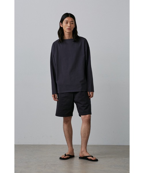 Y(ワイ)の「Y / ORGANIC COTTON JERSEY BOAT NECK P/O(Tシャツ/カットソー・メンズ・ホワイト/ネイビー・SMALL/MEDIUM)」の17枚目の写真