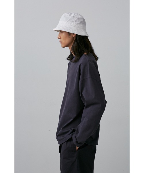Y(ワイ)の「Y / ORGANIC COTTON JERSEY BOAT NECK P/O(Tシャツ/カットソー・メンズ・ホワイト/ネイビー・SMALL/MEDIUM)」の18枚目の写真