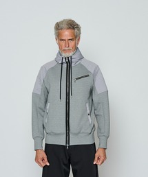 ACANTHUS:Double-knit Biker Hoodie