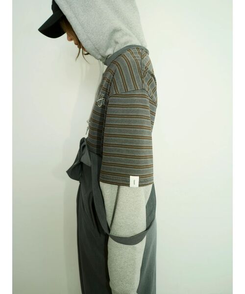 UN3D.(アンスリード)の「【CRC×UN3D.】PULLOVER HOODIE(パーカー・メンズ・グレー/ブラック・38/44/42)」の6枚目の写真