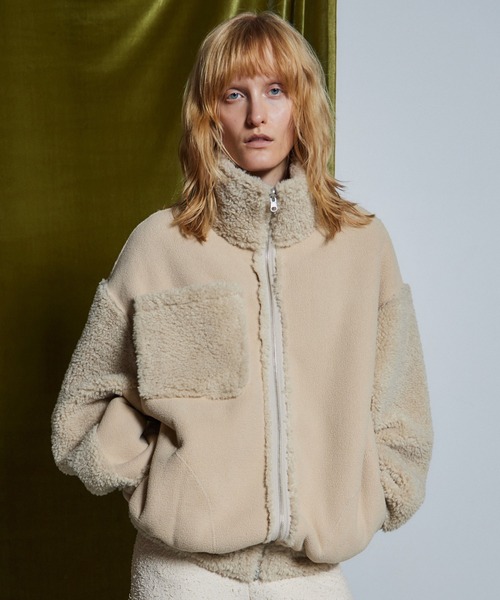 MAISON SPECIAL(メゾンスペシャル)の「【26WINTER PRE-ORDER】Reversible Boa Jacket/リバーシブルボアジャケット(その他アウター・レディース・ブラック/パープル/アイボリー・FREE)」の17枚目の写真