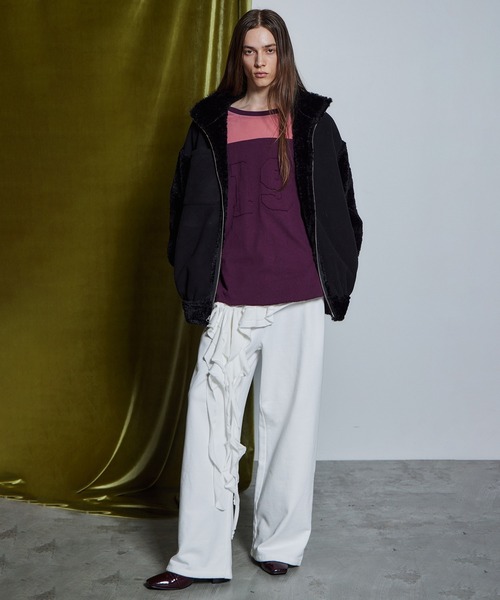 MAISON SPECIAL(メゾンスペシャル)の「【26WINTER PRE-ORDER】Reversible Boa Jacket/リバーシブルボアジャケット(その他アウター・レディース・ブラック/パープル/アイボリー・FREE)」の19枚目の写真