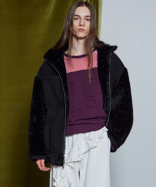 MAISON SPECIAL(メゾンスペシャル)の「【26WINTER PRE-ORDER】Reversible Boa Jacket/リバーシブルボアジャケット(その他アウター・レディース・ブラック/パープル/アイボリー・FREE)」の21枚目の写真