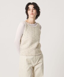 MARW UNITED ARROWS（マルゥ ユナイテッドアローズ）の「＜MARW UNITED ARROWS＞ローゲージ ミックス ニットベスト（ベスト）」