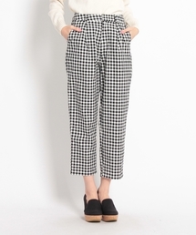 THE EMPORIUM | ギンガムチェックテーパードパンツ(その他パンツ)