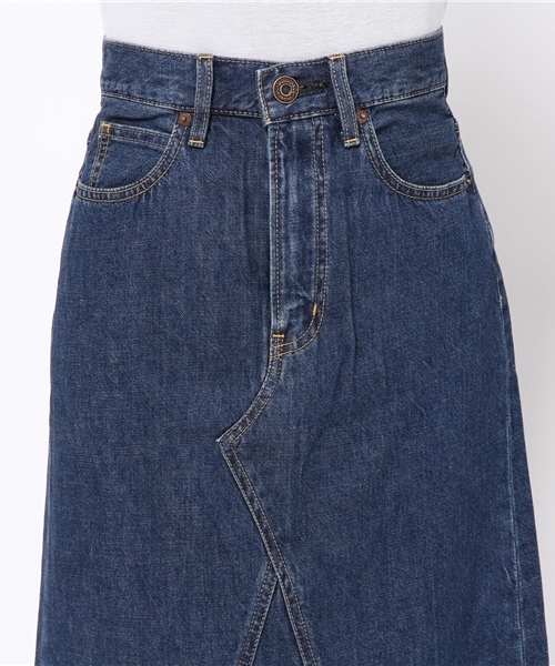 MOUSSY(マウジー)の「REMAKE DENIM LONG SK(デニムスカート・レディース・ライトブルー/ブルー・2/0/1)」の8枚目の写真