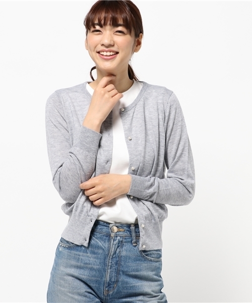 PROPORTION BODY DRESSING（プロポーションボディドレッシング）の「【Ray 10月号掲載】ＧＯＬＥカーディガン（カーディガン/ボレロ・レディース・ブラック/グレー系その他/ボルドー/グリーン・FREE）」の2枚目の写真