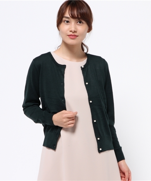 PROPORTION BODY DRESSING（プロポーションボディドレッシング）の「【Ray 10月号掲載】ＧＯＬＥカーディガン（カーディガン/ボレロ・レディース・ブラック/グレー系その他/ボルドー/グリーン・FREE）」の3枚目の写真