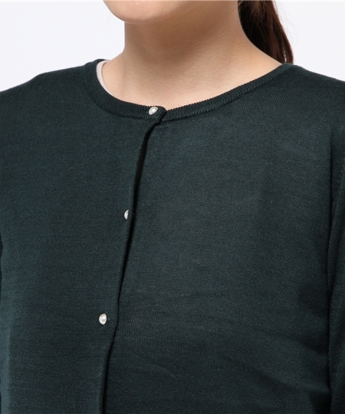 PROPORTION BODY DRESSING（プロポーションボディドレッシング）の「【Ray 10月号掲載】ＧＯＬＥカーディガン（カーディガン/ボレロ・レディース・ブラック/グレー系その他/ボルドー/グリーン・FREE）」の8枚目の写真